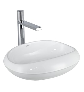 EY-4710 Tezgah Üstü Lavabo Parlak Beyaz