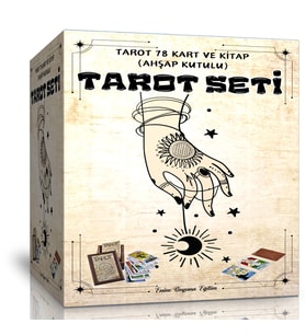 TAROT Seti (78 Kart ve Kitap) Ahşap Kutulu