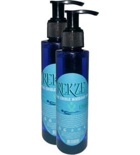 Rekze Erkeklere Ve Bayanlara Sade Yenilebilir Masaj Yağı Pure Edible Massage Oil 125ml 2 Adet
