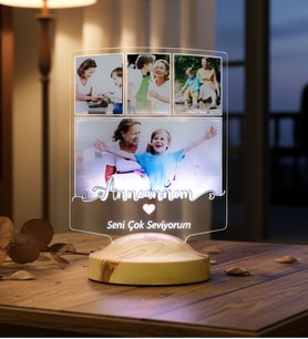 Anneanneye Hediye LED Lamba – Anneler Günü Anneanne Yazılı Kişiye Özel İsimli Anlamlı Hediye