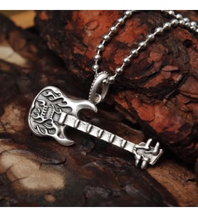 Gitarist Erkek Kolye Gitar Takı Aksesuar K24 T5
