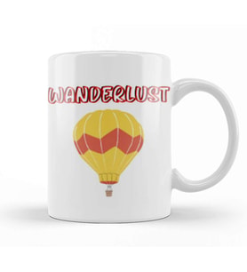 funny Travel gift design lover Trippin Wanderlust Journey Adventurer Vacation Kupa Bardak Porselen