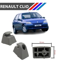 Renault Clio Güneşlik Ayağı Gri Renk 2 Adetli Set 1998 - 2008 M1797-4