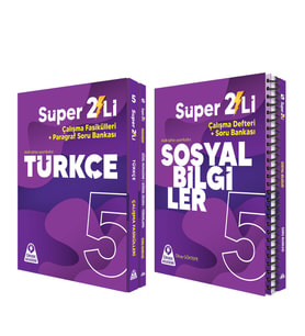Örnek Akademi 5.Sınıf Süper İkili Türkçe ve Sosyal Bilgiler Seti 2 Kitap