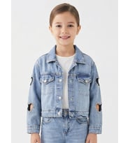 Kız Çocuk Jeans Ceket 4-13 Yaş 2691