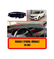 Renault Symbol Airbaglı Ön Gögüs Panel Torpido Koruma Koruyucu Kilifi Halisi Örtüsü
