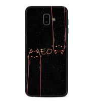 Samsung J6 Plus J7 Prime J7 Pro M20 Kılıf Desenli Silikon Meow 1657