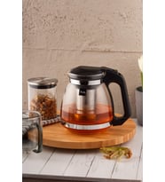 Luca Süzgeçli Cam Çaycı Demliği 1500 Ml