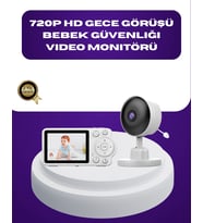 2.8 İnç Ekranlı Bebek Kamerası Gece Görüşlü Ve Sesli İletişim