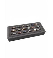 Süet Kumaş Füme Renk 18 / 7 Cm Rulo Yüzük Standı