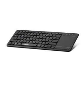 Bluetooth + Wıreless Klavye + Touch Pad Q Siyah HDX2505