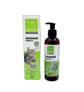 Nanbell NanSalmonOil Kedi Balık Yağı 200 Ml