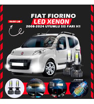 Fiat Fiorino 2008-2024 Sis Farı Uyumlu Şimşek Etkili Led Xenon Pro Series H1