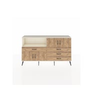 Arges Konsol 2 Raflı 4 Çekmeceli 4 Kapaklı 176x30x99 Aytaşı-Çam