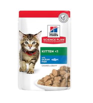 Hills Chunks In Gravy Kitten Balıklı Yavru Kedi Konservesi 85 Gr