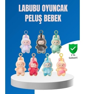 Dekoratif Labubu Karakter Figürü - Kaliteli Peluş Malzeme