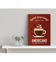 BK Home Coffee Tasarımlı Kanvas Tablo-8