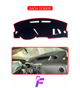 DACIA DOKKER Torpido Örtüsü Güneşten Korur Kolay Montaj Tam Uyum Kaymaz Araca Özel E15