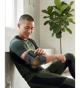 Isı Kontrollü Titreşimli Diz Omuz Masaj Dizlik Seti Kablosuz 2 Adet