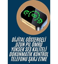 2025 Model Bluetooth Kulaklık Telefon Şarj Edebilen Çağrı Cevaplama Dijital Göstergeli