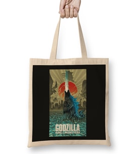 Godzilla King Of The Monsters 06 Bez Çanta Uzun Saplı