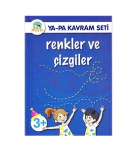 Renkler ve Çizgiler (3+ Yaş) / Ya Pa Kavram Seti - Berkay Dinç - Ya Pa Yayınları