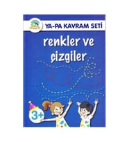 Renkler ve Çizgiler (3+ Yaş) / Ya Pa Kavram Seti - Berkay Dinç - Ya Pa Yayınları