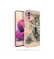 Xiaomi Redmi Note 10 Uyumlu Kılıf Desenli Kamera Korumalı Parlak Zore Nora Kapak