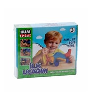 Km5869 Kumtoys İlk Uçağim Ahşap Boyama Seti̇