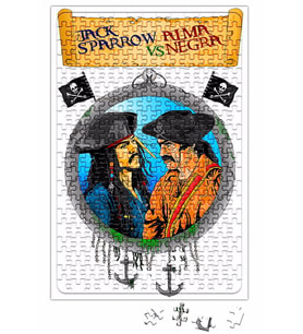 Jack Sparrow vs Alma Negra Puzzle 240 Parça Yapboz