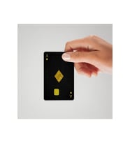 Dekoratif İskambil Kağıdı Maça Temalı Kredi Kartı Kaplama & Sticker