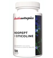Austinootropics Noopept + Citicoline 180mg 100 Veg Capsules.