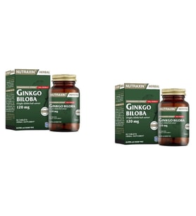 Nutraxin Ginkgo Biloba 60 Kapsül x 2 Adet