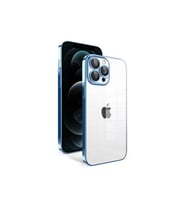 Apple iPhone 12 Pro Max Uyumlu Kılıf Kamera Korumalı Renkli Çerçeveli Zore Garaj Kapak