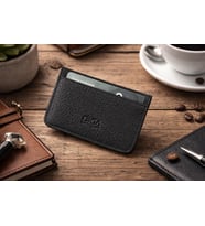 Legend Leather Diga 11690Hakiki Deri Klipsli Erkek Kartlık Cüzdan (Siyah)