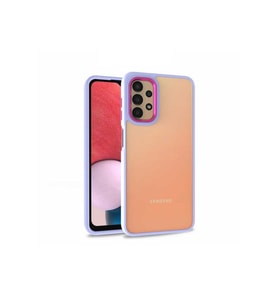 Samsung Galaxy A53 5G Uyumlu Kılıf Zore Flora Kapak (Lila)