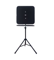 Raf Düzenekli Tripod Ayaklı Kare Dart Arkalık. (Siyah)