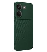Poco X8 Pro Auto Focus Karbon Kapak - Koyu Yeşil