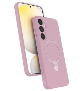 Newface Samsung Galaxy A35 5G Regal Magsafe Standlı Kapak - Açık Pembe