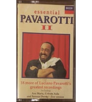 (Plak Değildir KASET tir) Pavarotti Essetial II Kaset