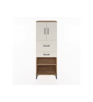 Hyperion Dolap 3 Raflı 2 Çekmeceli 2 Kapaklı 60x44x163 Çam-Aytaşı