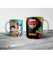 Pixxa Brawl Stars Lola Kişiye Özel İsimli Kupa Bardak Model 1