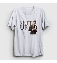 Presmono Unisex Beyaz Barney How I Met Your Mother T-Shirt 194706tt