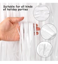 Soft Beyaz Renk Duvar Ve Kapı Perdesi İthal 100x200 Cm