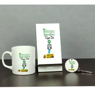 Röntgen Teknikeri Üçlü Set (Kupa + Telefon Standı + Anahtarlık) 002