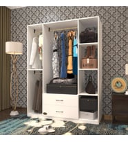 Kenzlife giysi dolabı orhan 175*120*40 byz gardırop 2 çekmeceli