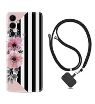 Tecno Pova Neo 2 Kılıf Resimli Boyun Askılı İpli Desenli Silikon Flowers 4 1390