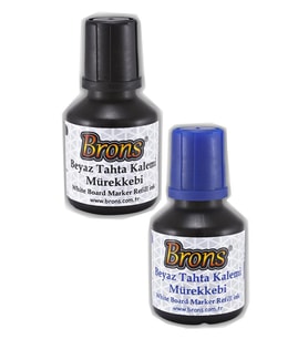 Siyah Mavi Yazı Tahta Kalem Mürekkebi 30 ml 2 Adet Brons Tahta Kalemi Mürekkebi 2 Adet