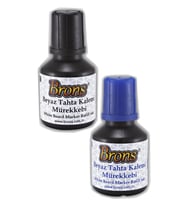 Siyah Mavi Yazı Tahta Kalem Mürekkebi 30 ml 2 Adet Brons Tahta Kalemi Mürekkebi 2 Adet