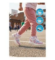 Cool Jacop F Beyaz-Pudra Kız Çocuk Spor Ayakkabı